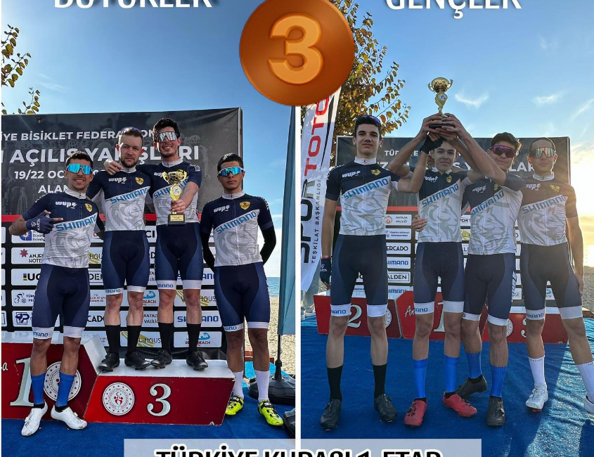 Karya Muğla Spor Kulübü, Türkiye Bisiklet Federasyonu Yarışları’nda Türkiye üçüncüsü