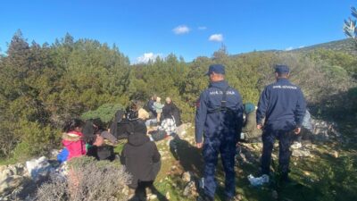 Muğla’nın Bodrum ilçesinde Sahil Güvenlik ve Emniyet ekiplerinin ortak çalışmasıyla