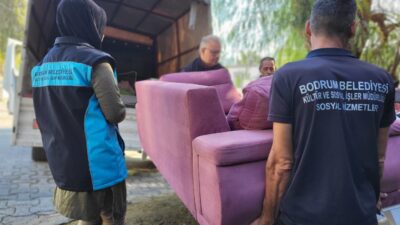Bodrum Belediyesi, kullanılabilir durumdaki ikinci el eşyaları ihtiyaç sahiplerine ulaştırarak