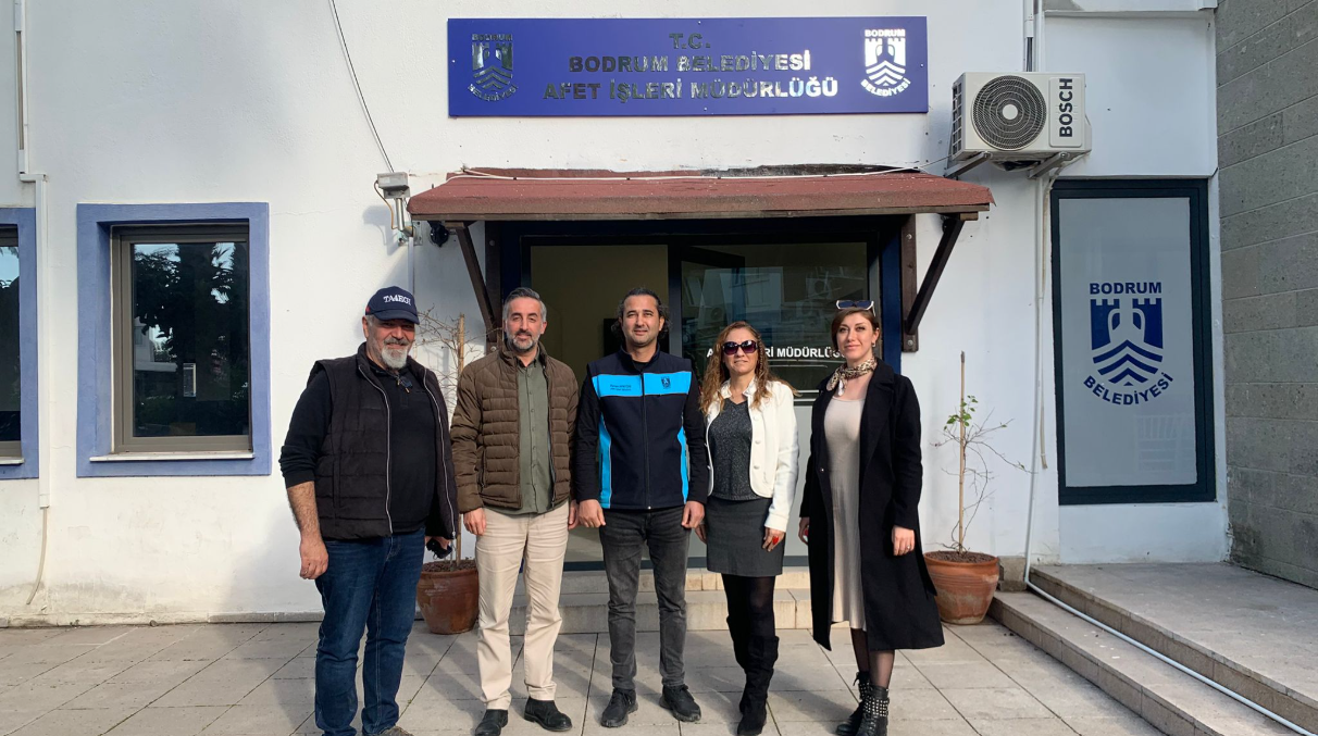 AFAD Bodrum Gönüllüleri, Bodrum Belediyesi Afet İşleri Müdürlüğü’nü ziyaret ederek