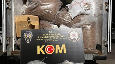 Muğla Emniyet Müdürlüğü ekipleri tarafından düzenlenen operasyonda piyasa değeri yaklaşık