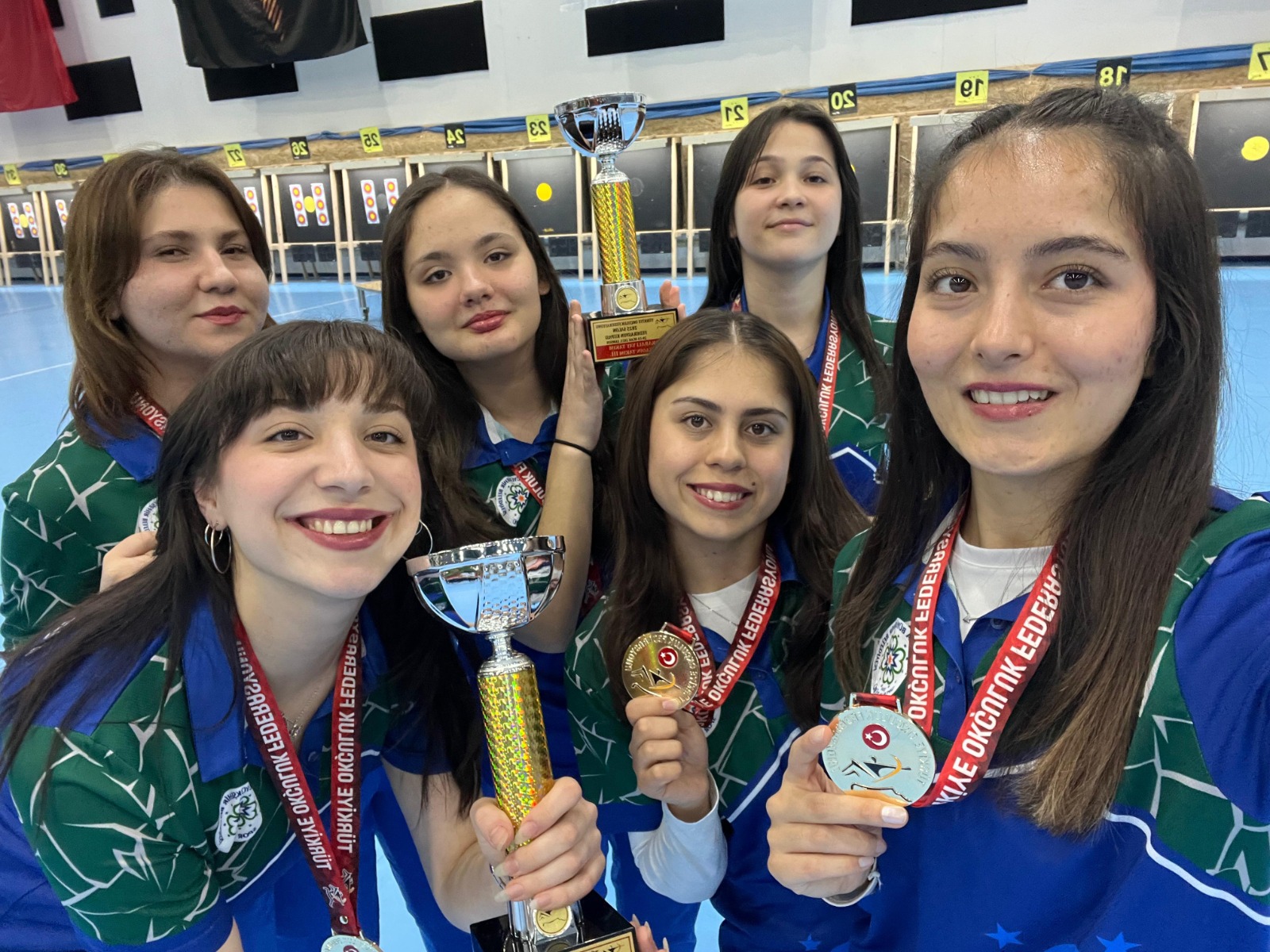 Muğla Büyükşehir Belediyesi okçuları, 2025 Avrupa Salon Okçuluk Şampiyonası'nda 1