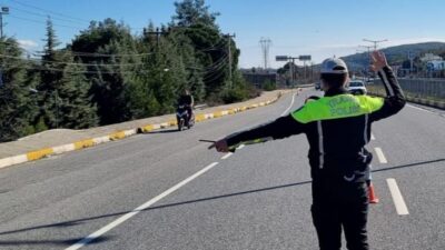 Muğla İl Emniyet Müdürlüğü tarafından yapılan trafik denetimlerinde 452 motosiklet