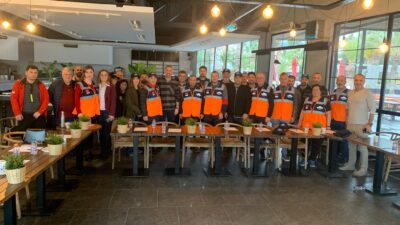 AFAD gönüllüleri tanışma ve bilgilendirme toplantısında bir araya gelerek afet