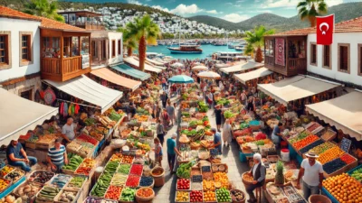 Bodrum pazarları, sadece alışveriş değil, aynı zamanda bir yaşam tarzını