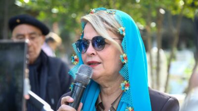 Fatma Girik, ölümünün üçüncü yılında Bodrum Torba'daki mezarı başında düzenlenen