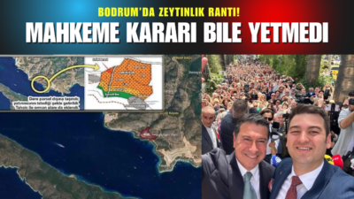 Muğla’nın Bodrum ilçesinde, Kalyoncu ailesinin damadı tarafından köylülerden satın alınan