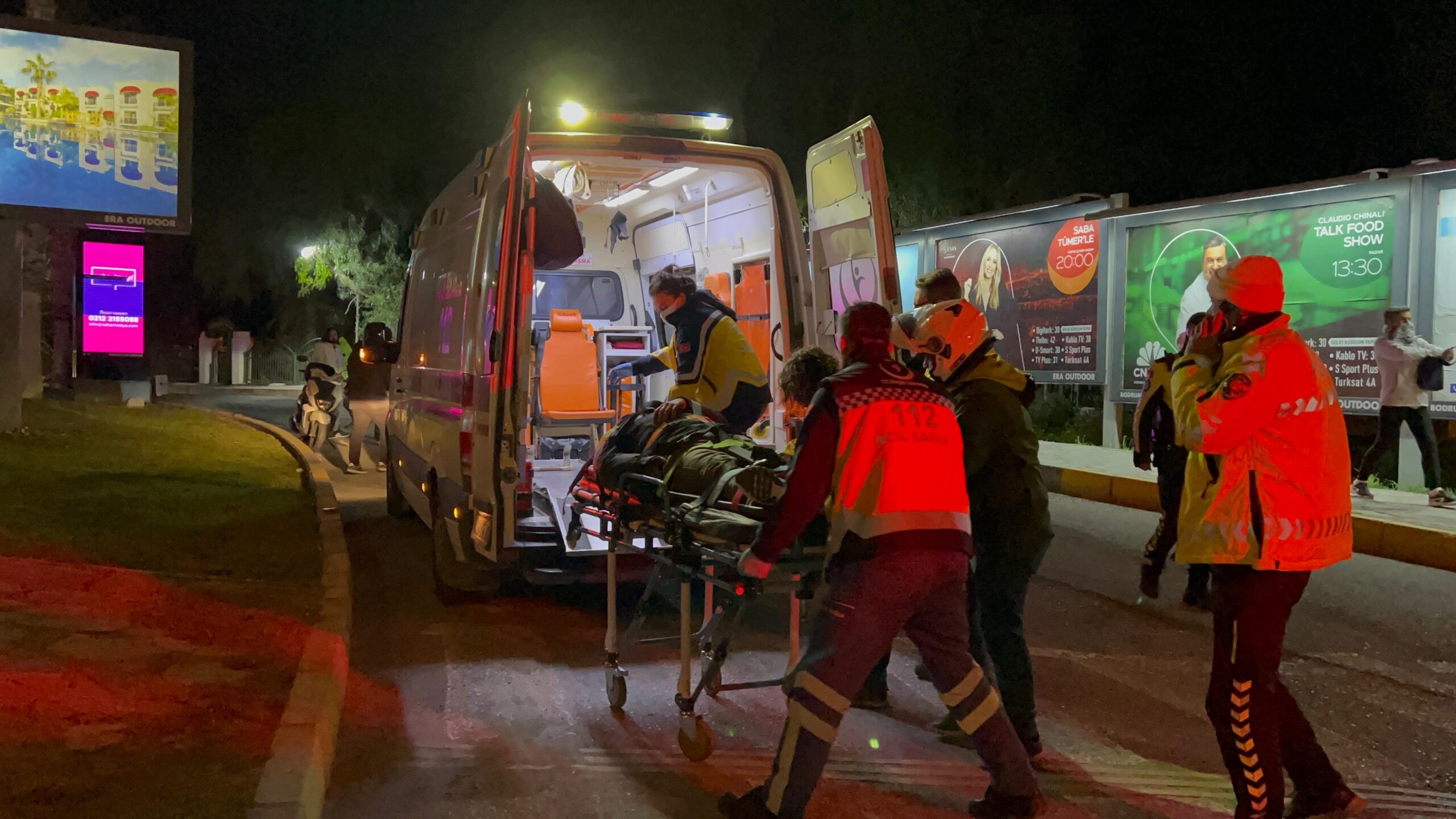 Sürücünün bilinci kapalı Bodrum’da alkollü olabileceği öne sürülen motosiklet sürücüsü kaza yaptı