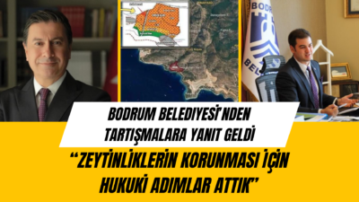 Muğla’nın Bodrum ilçesinde 102 dönümlük zeytinlik alanın turizm bölgesine çevrilmesiyle