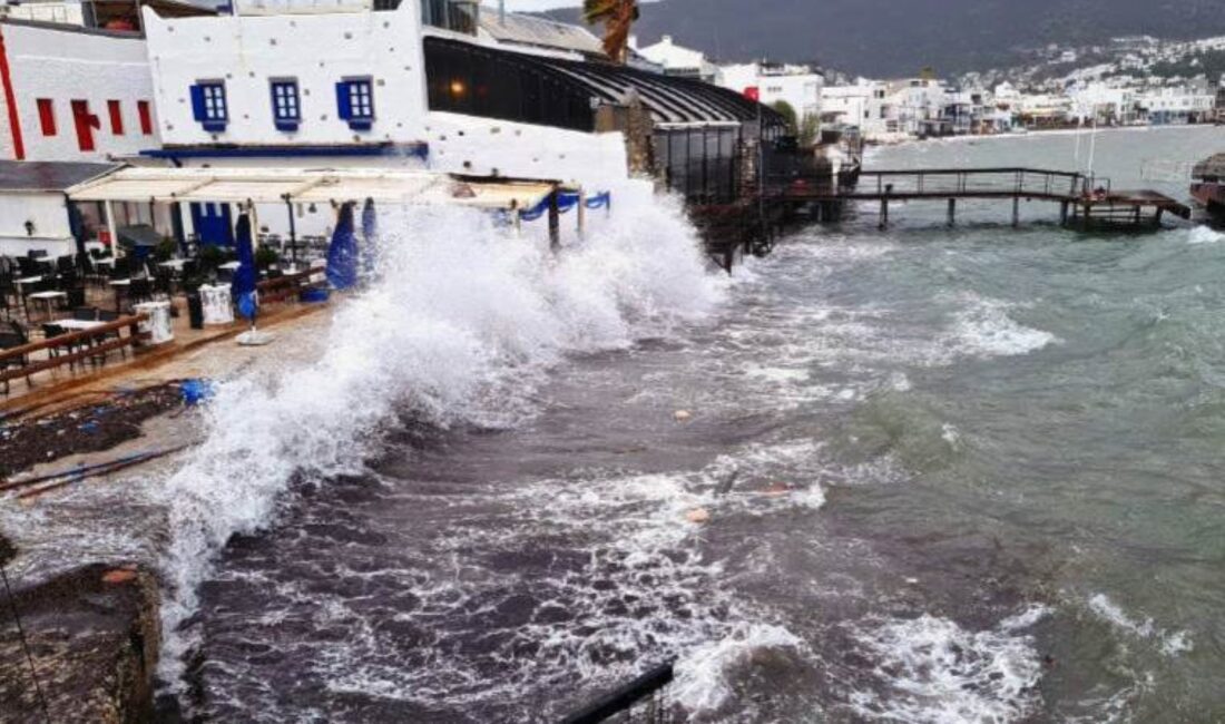 Meteoroloji 4. Bölge Müdürlüğü'nden yapılan açıklamaya göre, Bodrum-Kaş arasında denizlerde