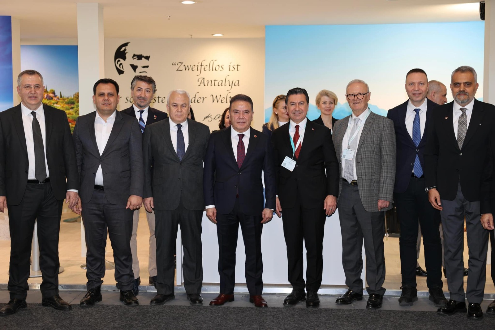 Muğla Büyükşehir Belediye Başkanı Ahmet Aras ve Antalya Büyükşehir Belediye