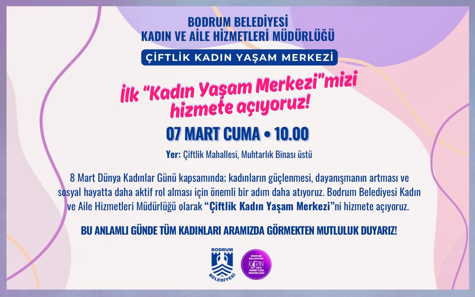 Bodrum Belediyesi, kadınlara yönelik sosyal ve eğitim desteklerini artırmak amacıyla