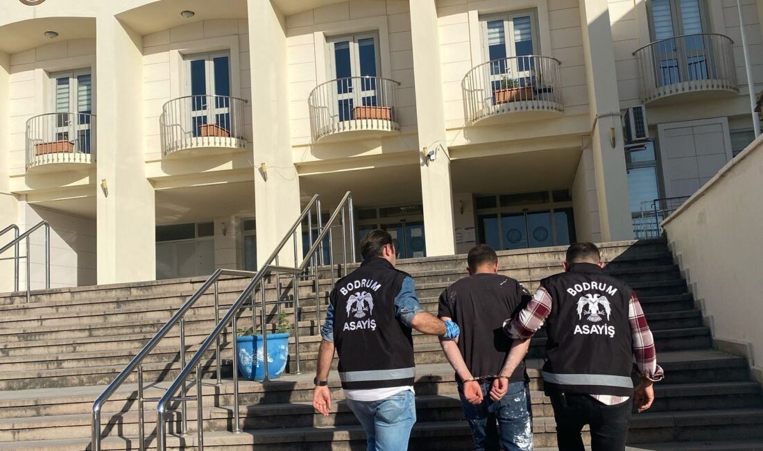 Bodrum’da Aranan Şahıs Yakalandı Muğla İl Emniyet Müdürlüğü İstihbarat Şube Müdürlüğü ve Bodrum İlçe