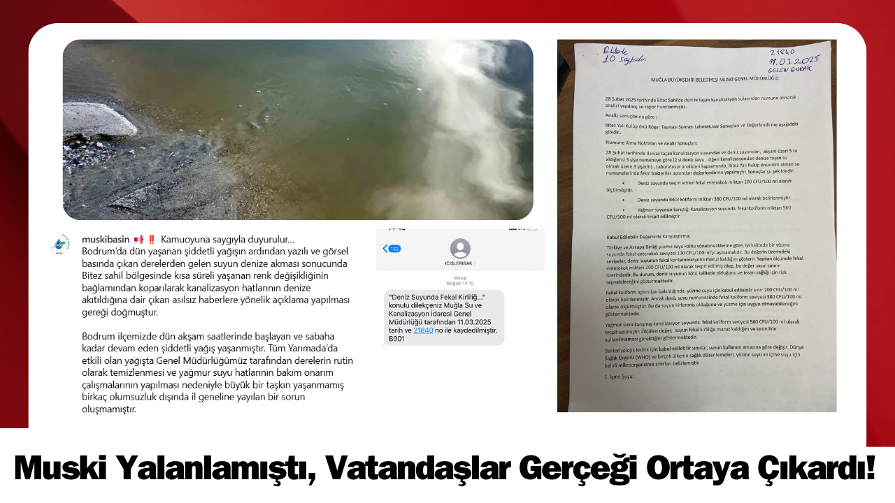 Muğla'nın Bodrum ilçesine bağlı Bitez Mahallesi sahilinde, 28 Şubat’ta yaşanan