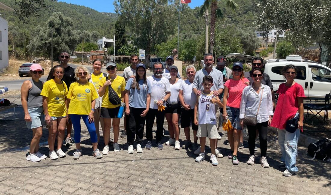 AFAD Bodrum Gönüllüleri, son zamanlarda artan orman yangınlarına dikkat çekmek