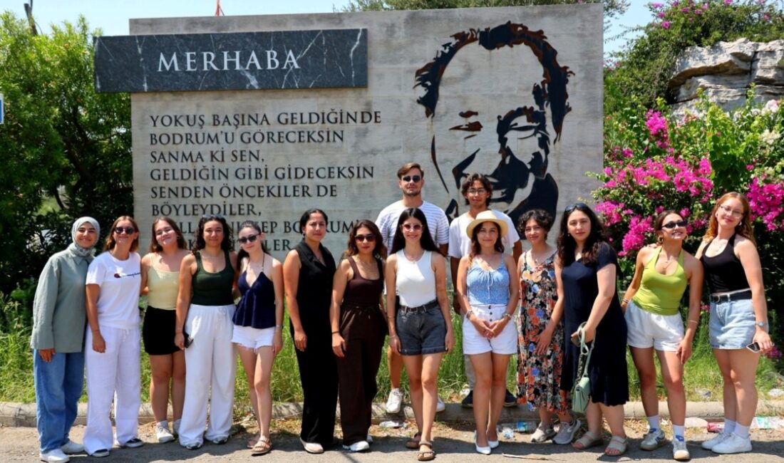 Bodrum Belediyesi’nin düzenlediği Gençlik ve Tarım Kampı, lavanta hasadı, tarım