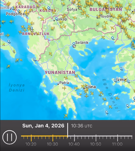 Yunanistan, 4 Ocak 2026 Pazar günü sabah saatlerinden itibaren ülke