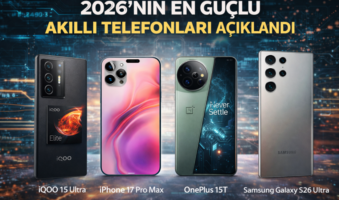 2026 yılına damga vuran en güçlü akıllı telefonlar listesi yayımlandı.