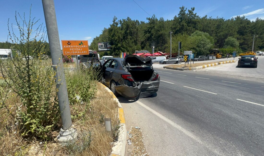 Muğla'nın Milas ilçesi ile Güvercinlik istikametini birbirine bağlayan karayolunda meydana