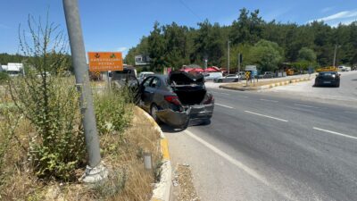 Muğla'nın Milas ilçesi ile Güvercinlik istikametini birbirine bağlayan karayolunda meydana