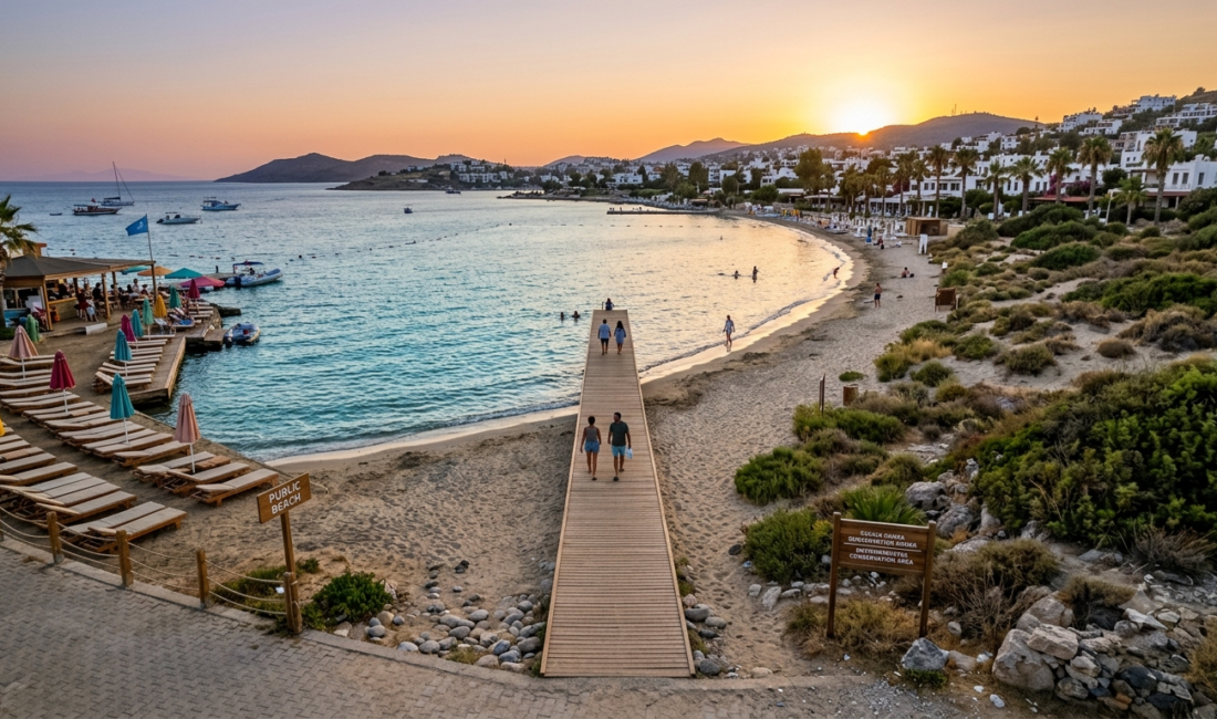 Bodrum Belediye Başkanı Tamer Mandalinci'nin Bitez sahiliyle ilgili açıklamasının ardından