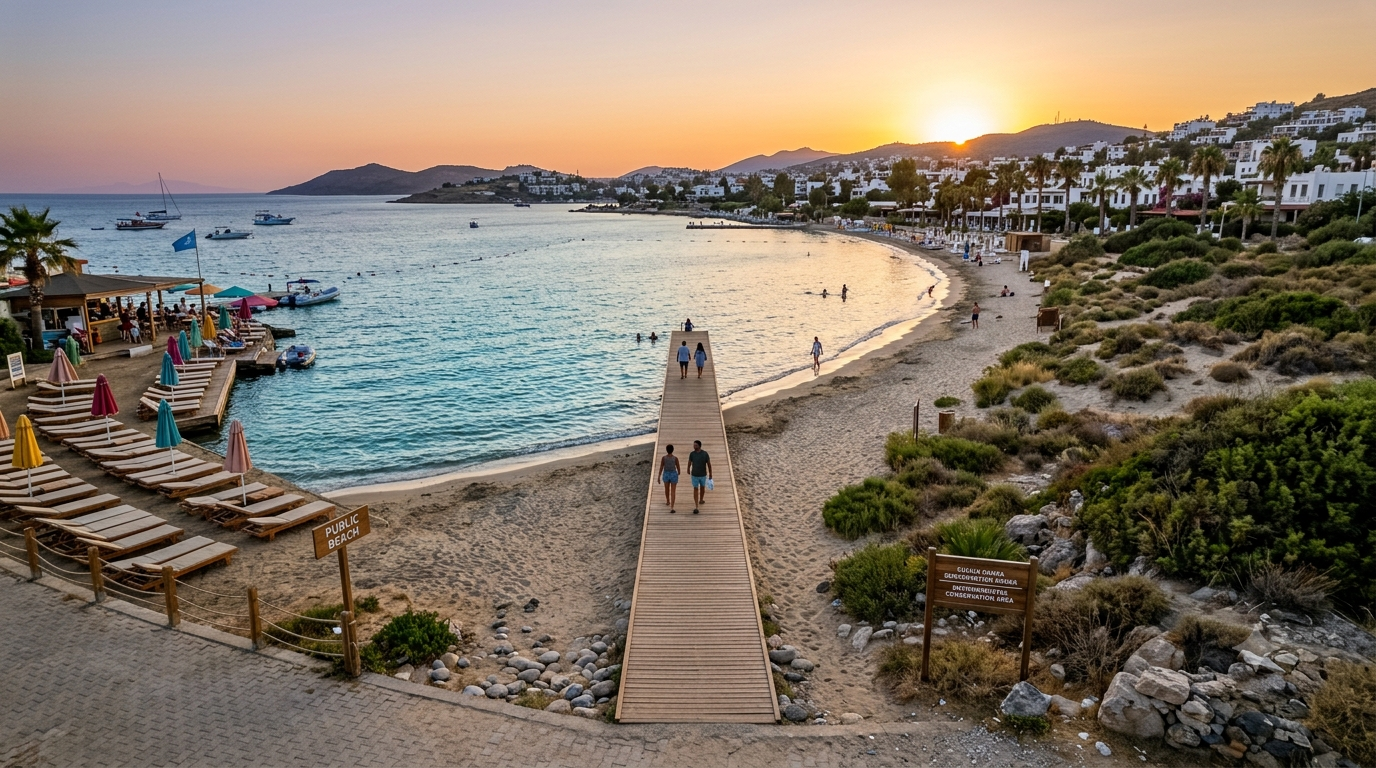 Bodrum Belediye Başkanı Tamer Mandalinci'nin Bitez sahiliyle ilgili açıklamasının ardından