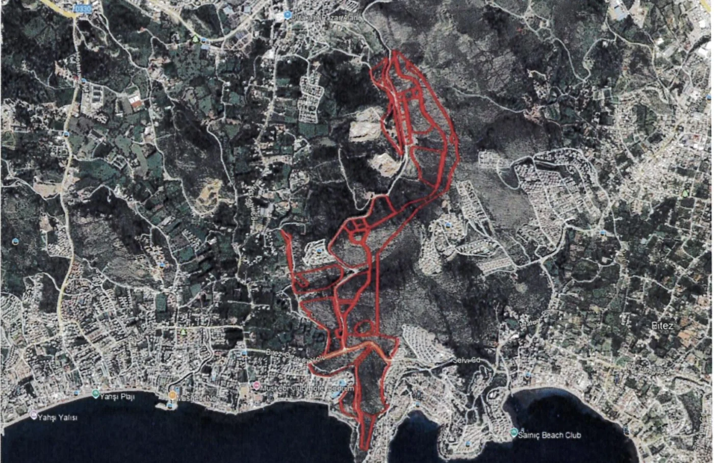 Bodrum Ortakent'te 1,1 milyon metrekarelik Hazine arazisi için hazırlanan imar