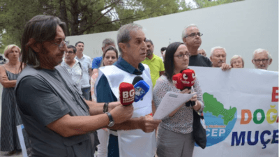 Bodrum'un Torba Mahallesi'nde Aman Rüya ve Re-Pie projesi kapsamında yapılan